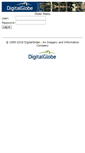Mobile Screenshot of orderstatus.digitalglobe.com
