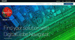 Desktop Screenshot of digitalglobe.com